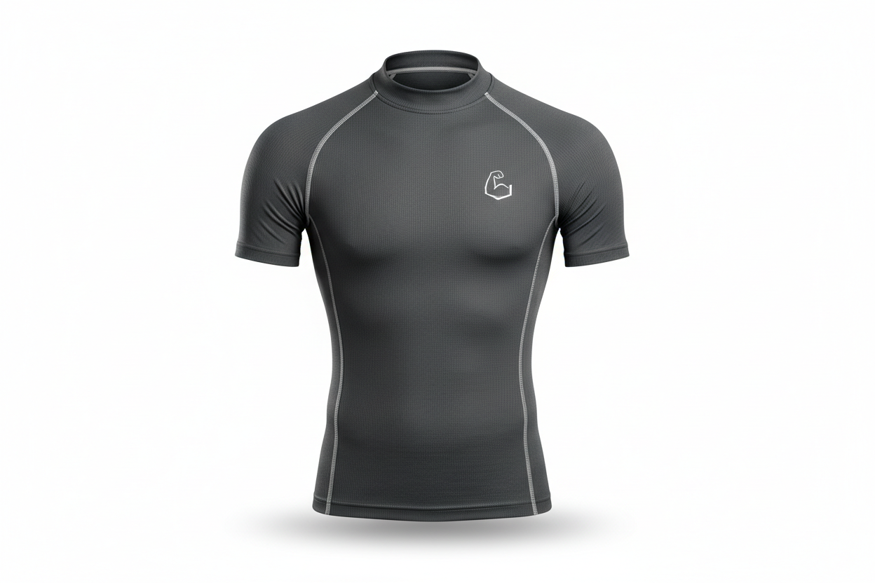 Gym compression shirt product photo