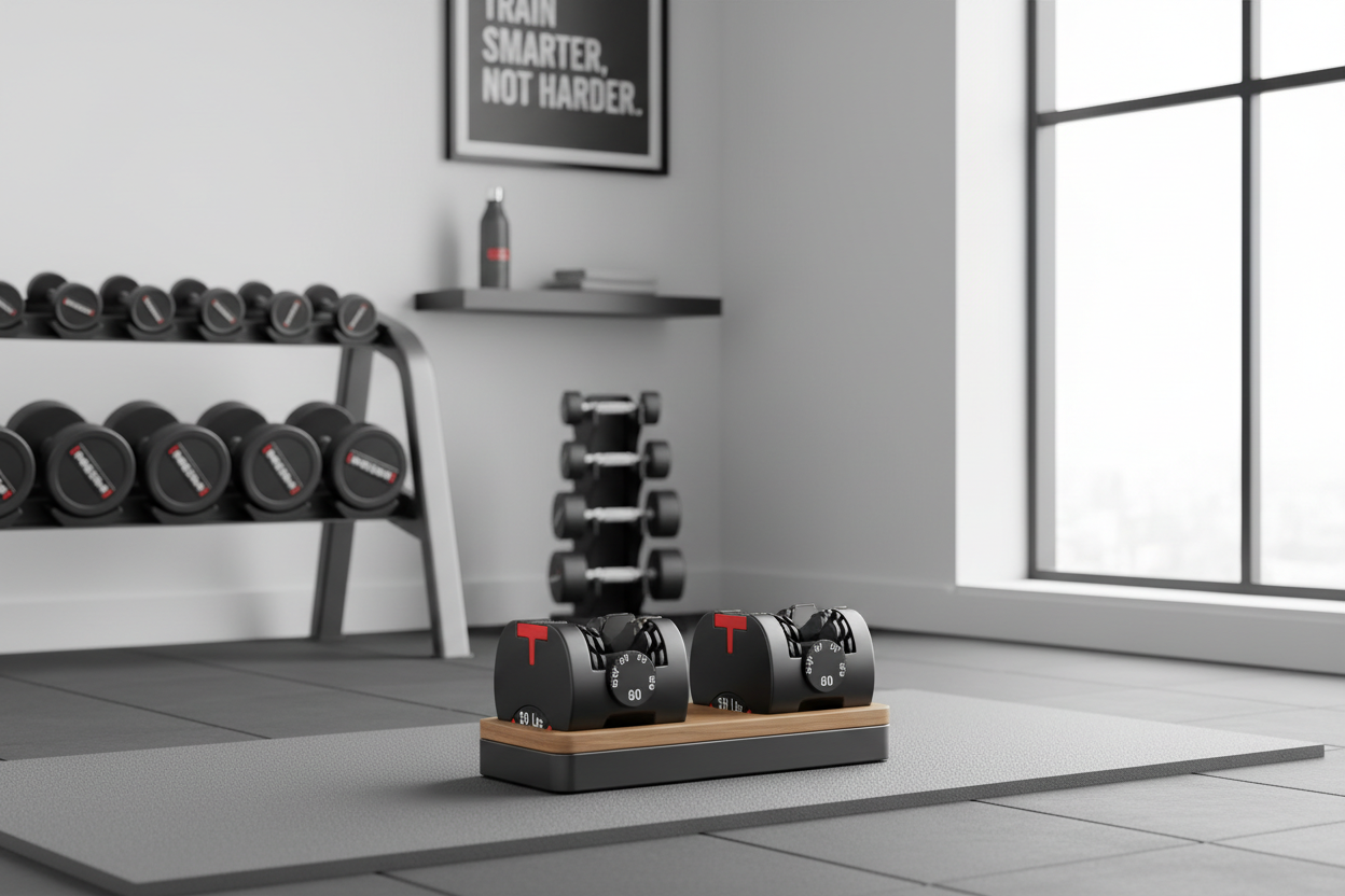Adjustable Dumbbells - Quick-Adjust Weight System
