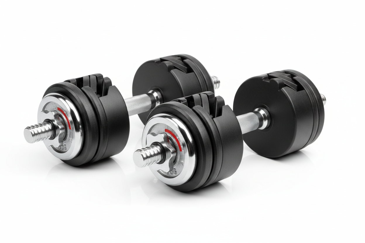 Adjustable Dumbbells - Quick-Adjust Weight System